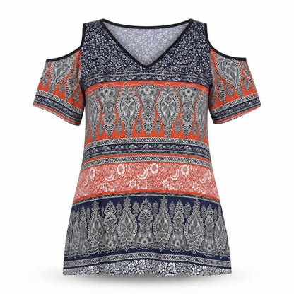 George Womens Multicoloured Paisley Polyester A-Line  Size 12  V-Neck