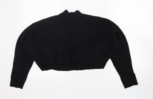 Womens UK Size L New Look Black Pullover Jumper
