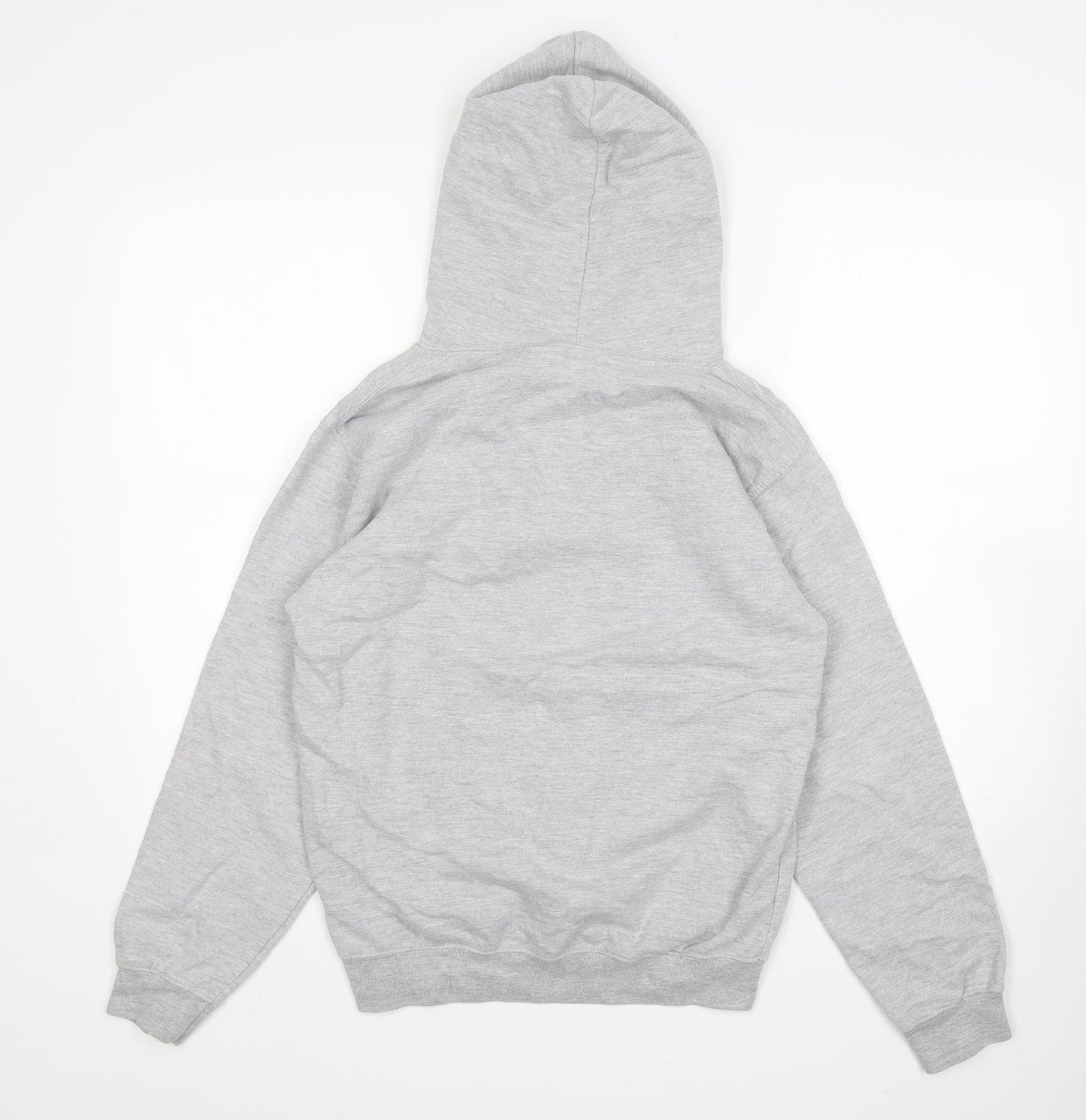 Awdis Womens Grey  Cotton Pullover Hoodie Size S