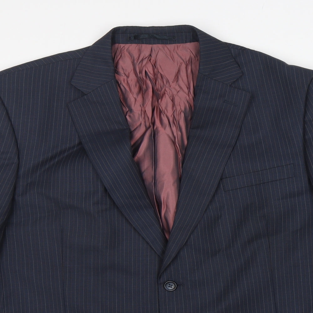 Mens UK Size  Brook Taverner Regular Blue Suit Jacket