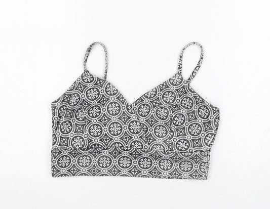 Womens UK Size 6 Select Multicoloured Cropped Tank