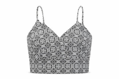 Womens UK Size 6 Select Multicoloured Cropped Tank