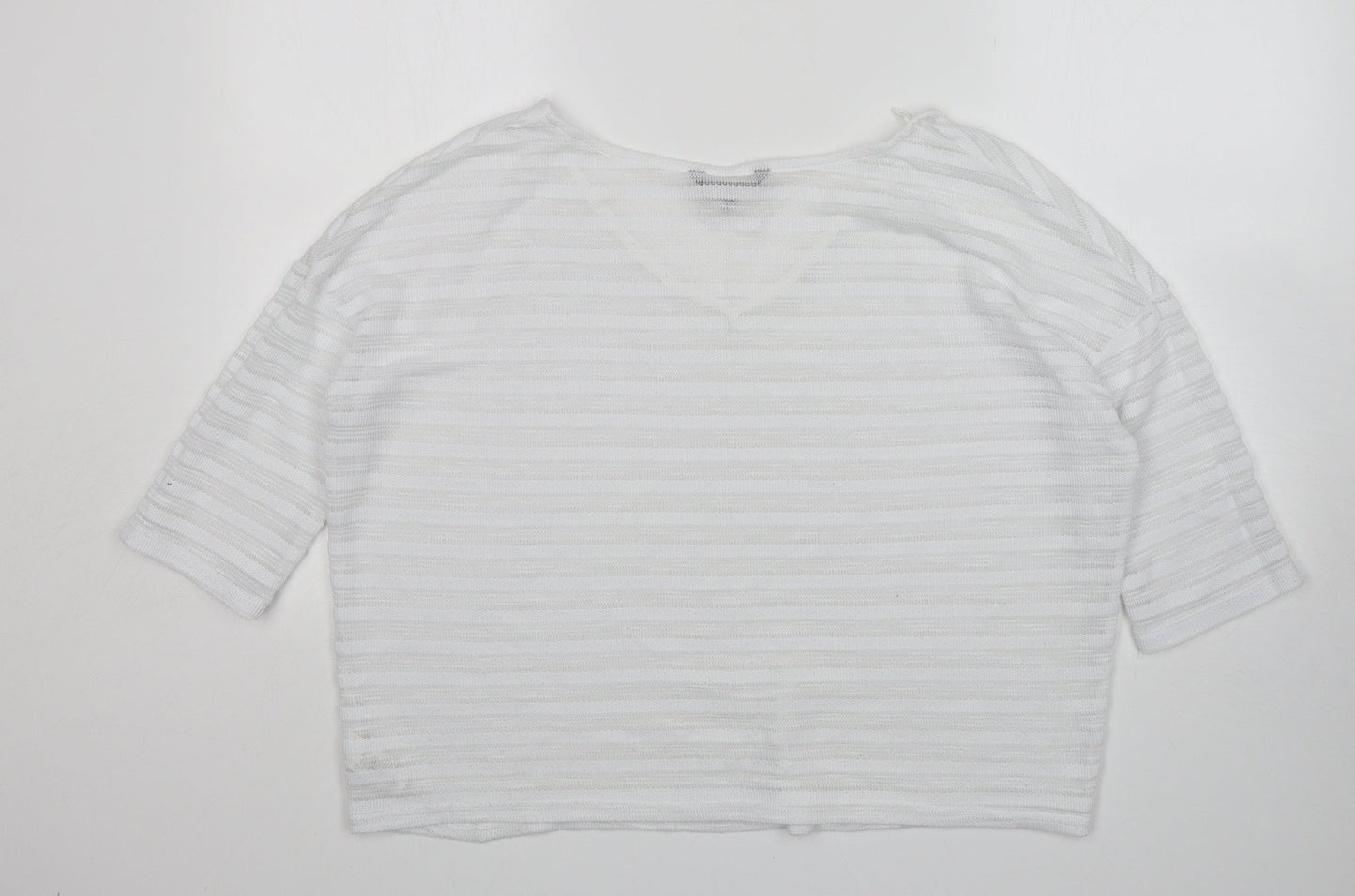 Womens UK Size 12 NEXT White Pullover Jumper