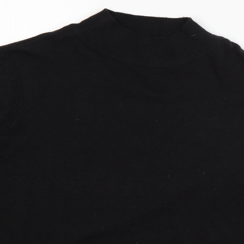 Womens UK Size 14 New Look Black Pullover Jumper