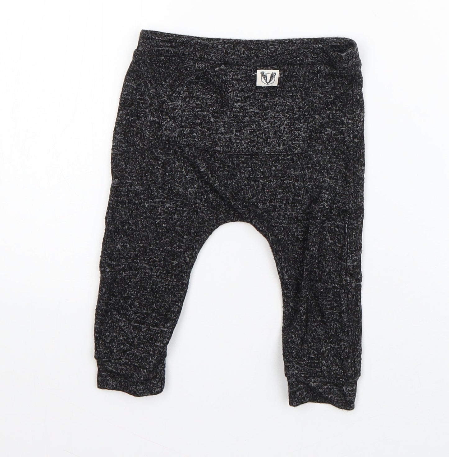 F&F Boys Grey  Polyester Jogger Trousers Size 6-9 Months