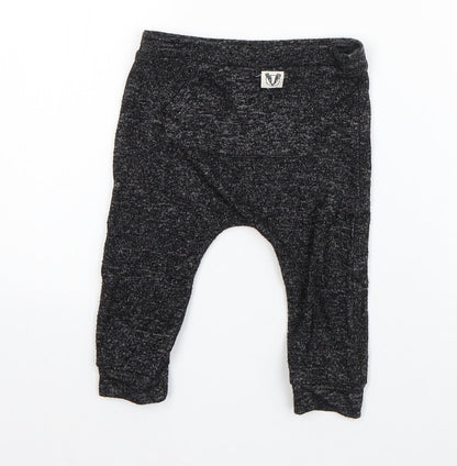 F&F Boys Grey  Polyester Jogger Trousers Size 6-9 Months