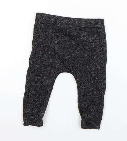 F&F Boys Grey  Polyester Jogger Trousers Size 6-9 Months