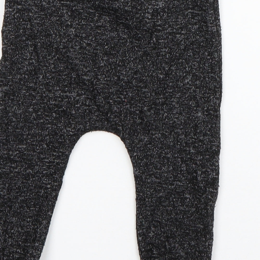 F&F Boys Grey  Polyester Jogger Trousers Size 6-9 Months