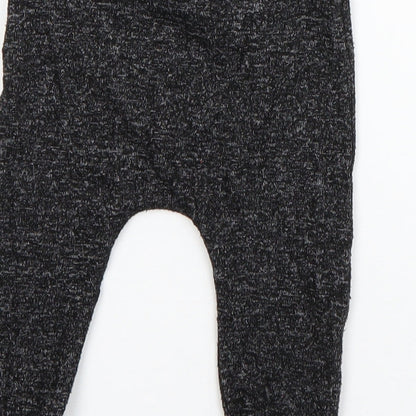 F&F Boys Grey  Polyester Jogger Trousers Size 6-9 Months