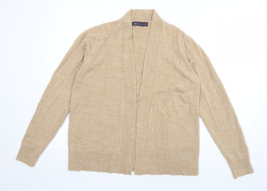Womens UK Size M Marks and Spencer Beige Cardigan Jumper