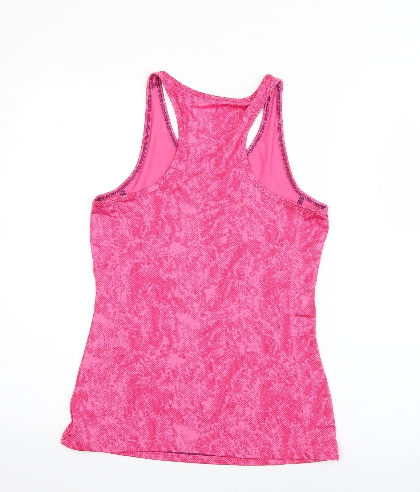 F&F Womens Pink  Polyester Basic Tank Size 10 Scoop Neck