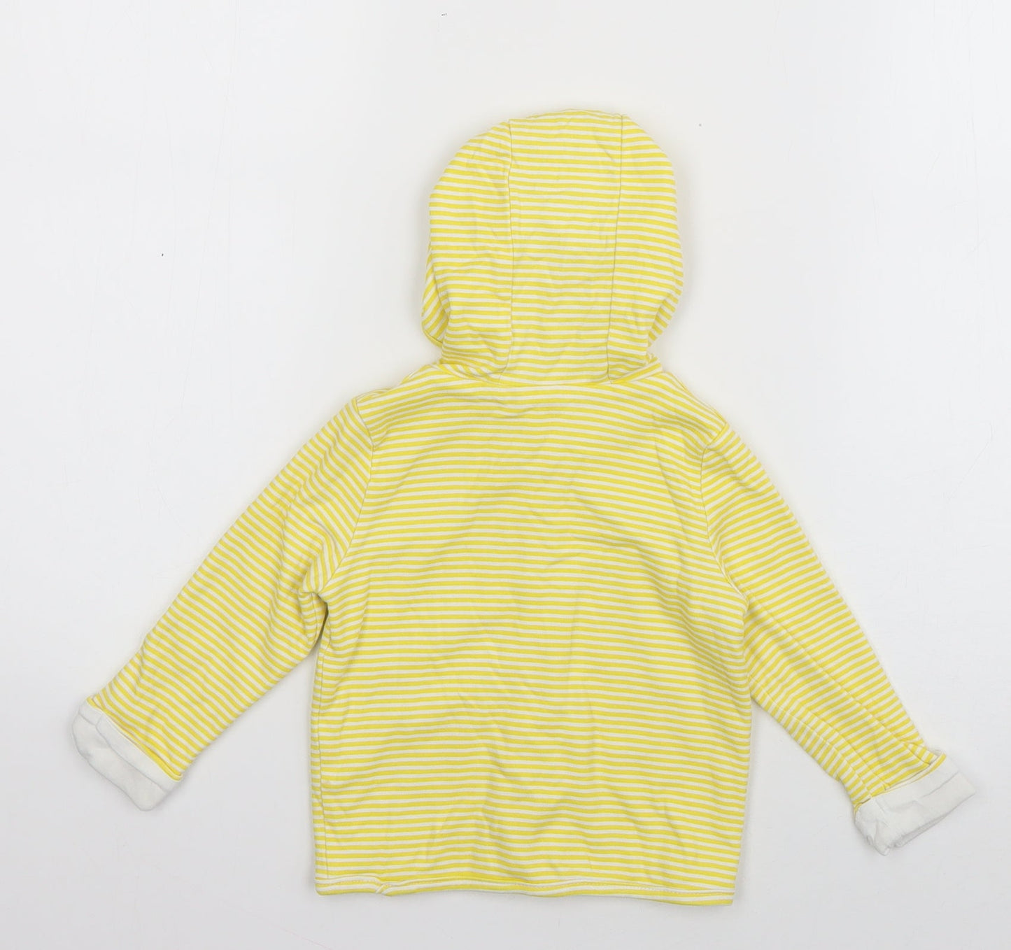 Lupilu Baby Yellow Striped  Jacket  Size 6-9 Months   Snap