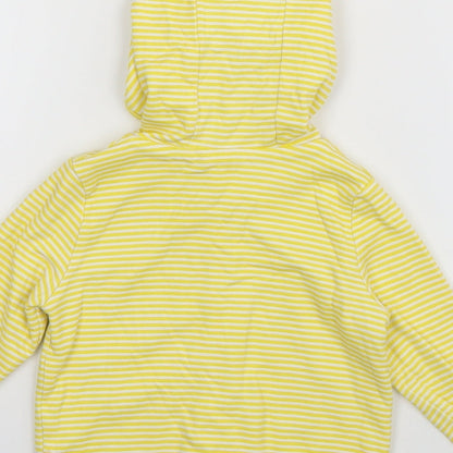 Lupilu Baby Yellow Striped  Jacket  Size 6-9 Months   Snap