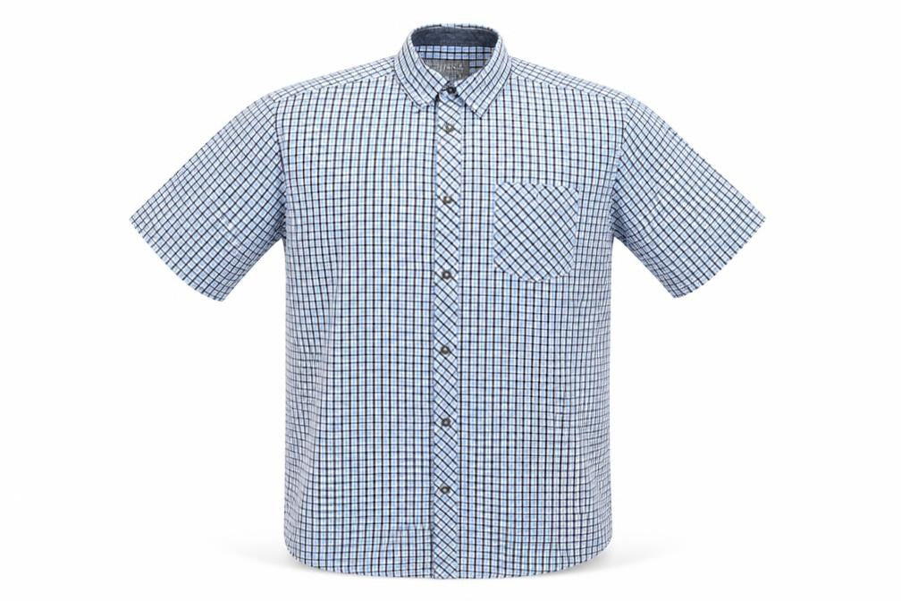 Mens UK Size L Originals Blue  Button-Up Short Sleeve Casual Shirt