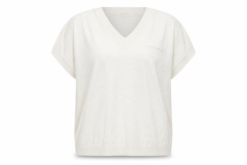 Womens UK Size L NEXT White Pullover Jumper