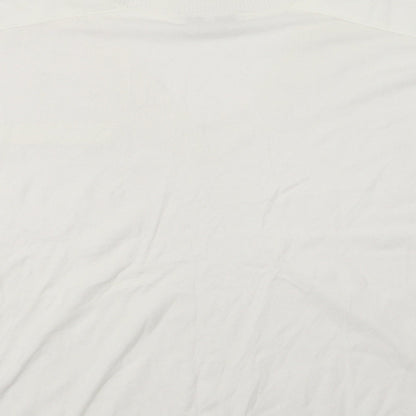 Womens UK Size L NEXT White Pullover Jumper