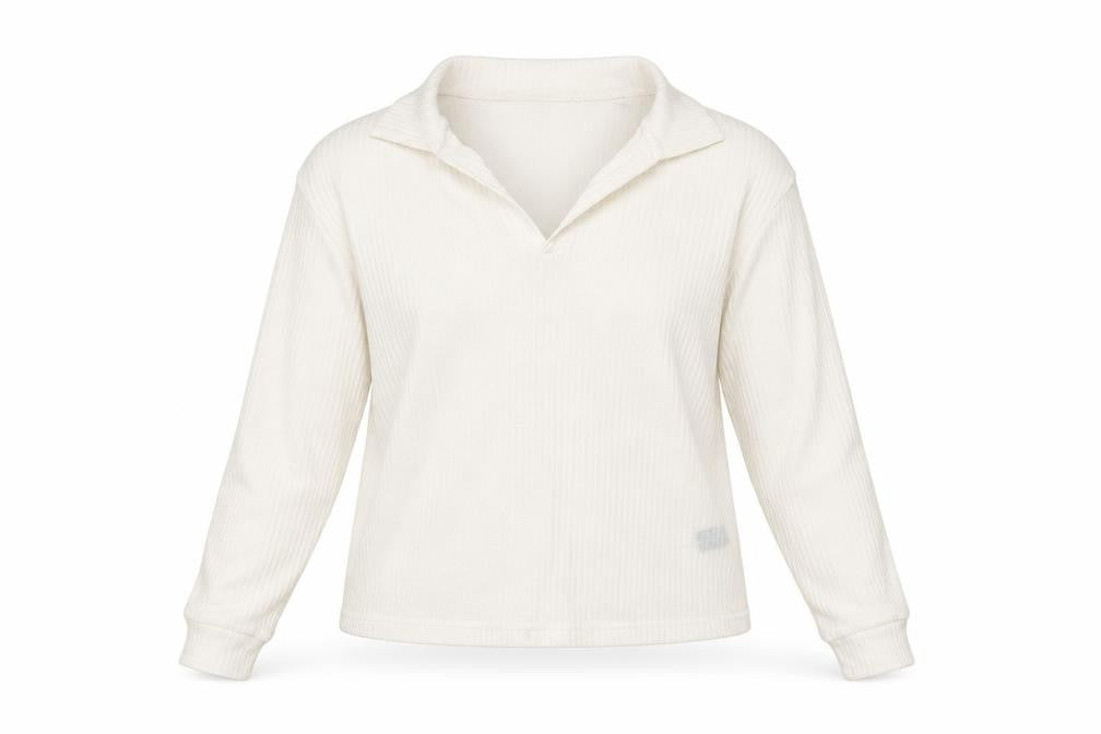 Womens UK Size L SheIn White Pullover Jumper