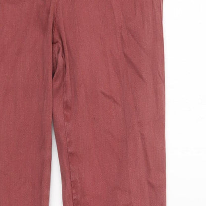 Womens UK Size 27 Sisley Regular Fit Skinny Pink Jeans