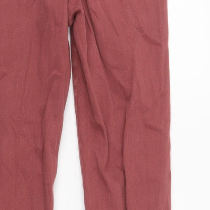 Womens UK Size 27 Sisley Regular Fit Skinny Pink Jeans