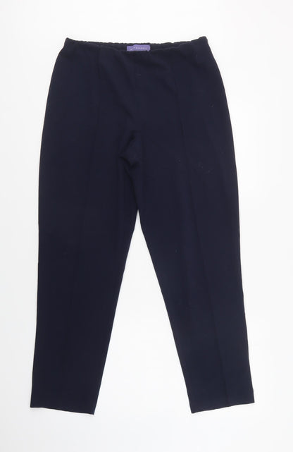 Autonomy Womens Blue  Polyester Dress Pants Trousers Size 12 L31 in Regular