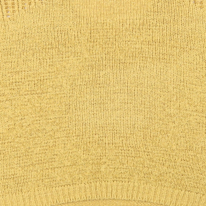 Womens UK Size S Preworn Yellow Pullover Jumper