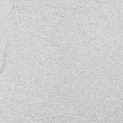 George Womens Grey Solid Cotton Top Pyjama Top Size 14   - Dream