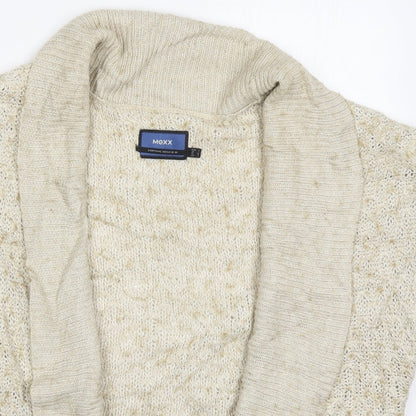 Womens UK Size L Mexx Beige Cardigan Jumper
