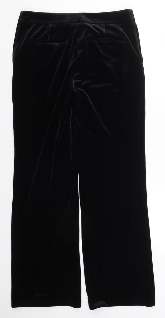 Womens UK Size 10 NEXT Regular Fit  Black Trousers
