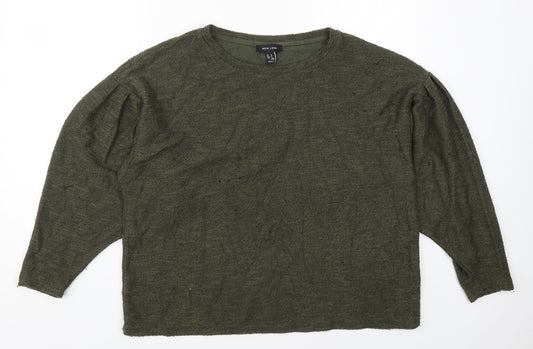 Womens UK Size M New Look Green Pullover Jumper