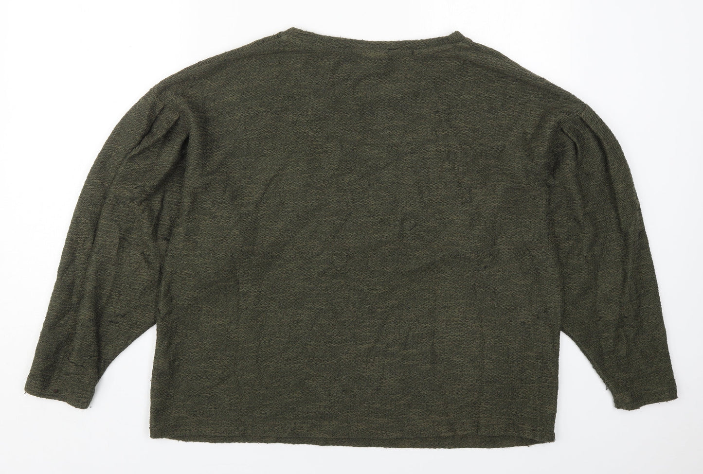 Womens UK Size M New Look Green Pullover Jumper