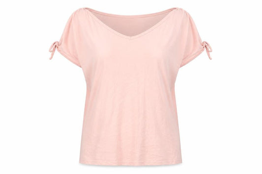 Womens UK Size 12 Avenue Pink Basic T-Shirt