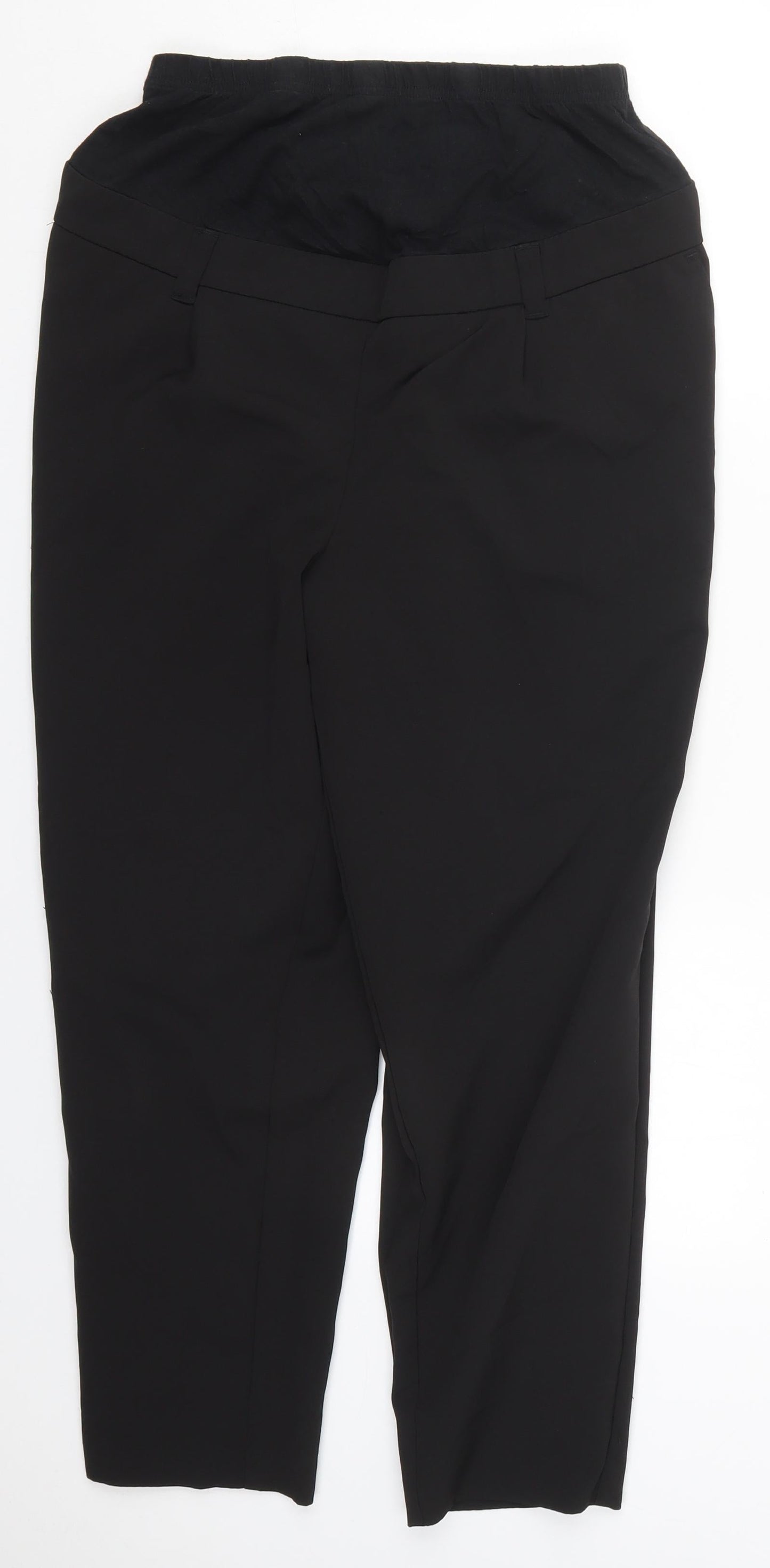 New Look Womens Black  Polyester Trousers  Size 10 L25 in Regular
