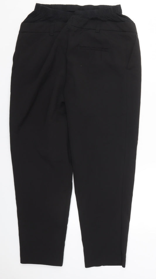 New Look Womens Black  Polyester Trousers  Size 10 L25 in Regular
