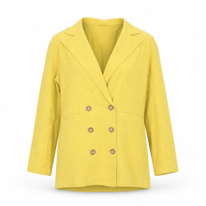 Womens UK Size XS SheIn Regular Yellow Blazer
