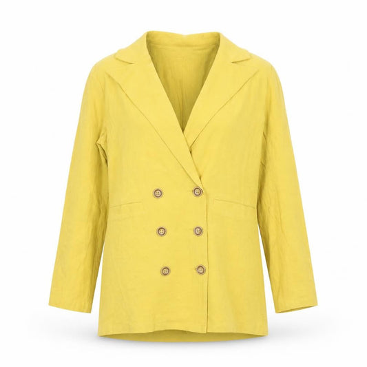 Womens UK Size XS SheIn Regular Yellow Blazer