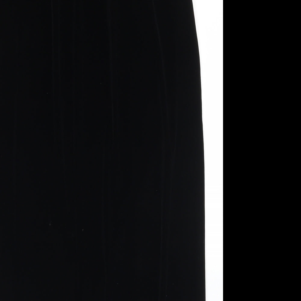 CMD Womens Black  Polyester A-Line Skirt Size S