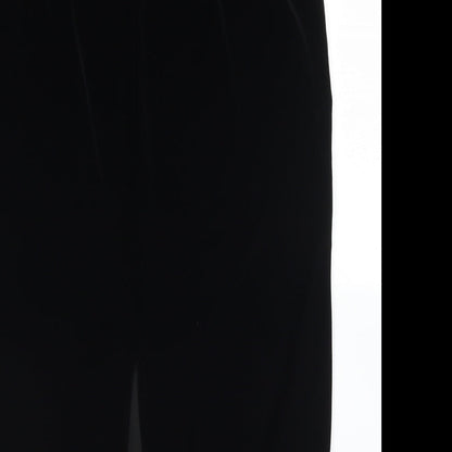 CMD Womens Black  Polyester A-Line Skirt Size S