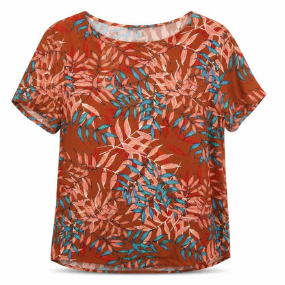 Womens UK Size 16 Woolworths Brown Basic Blouse