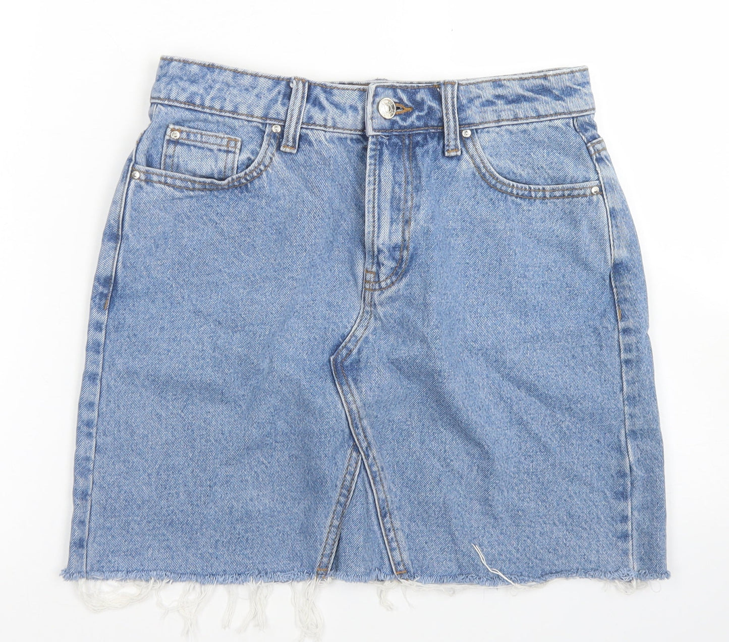 Womens UK Size 6 Denim Co A-Line Denim Skirt