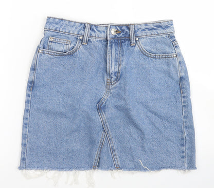 Womens UK Size 6 Denim Co A-Line Denim Skirt