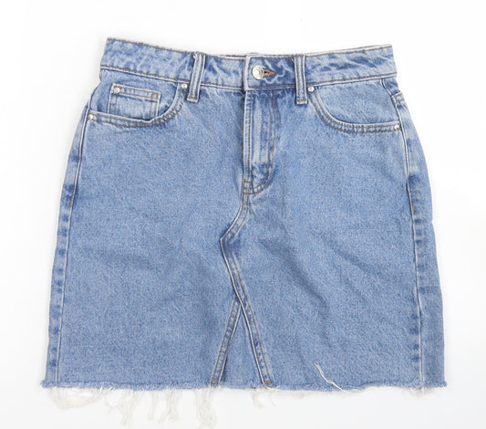 Womens UK Size 6 Denim Co A-Line Denim Skirt