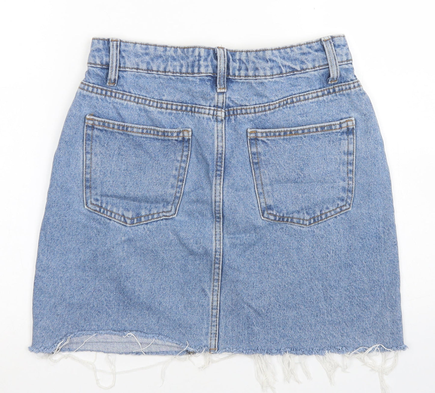 Womens UK Size 6 Denim Co A-Line Denim Skirt