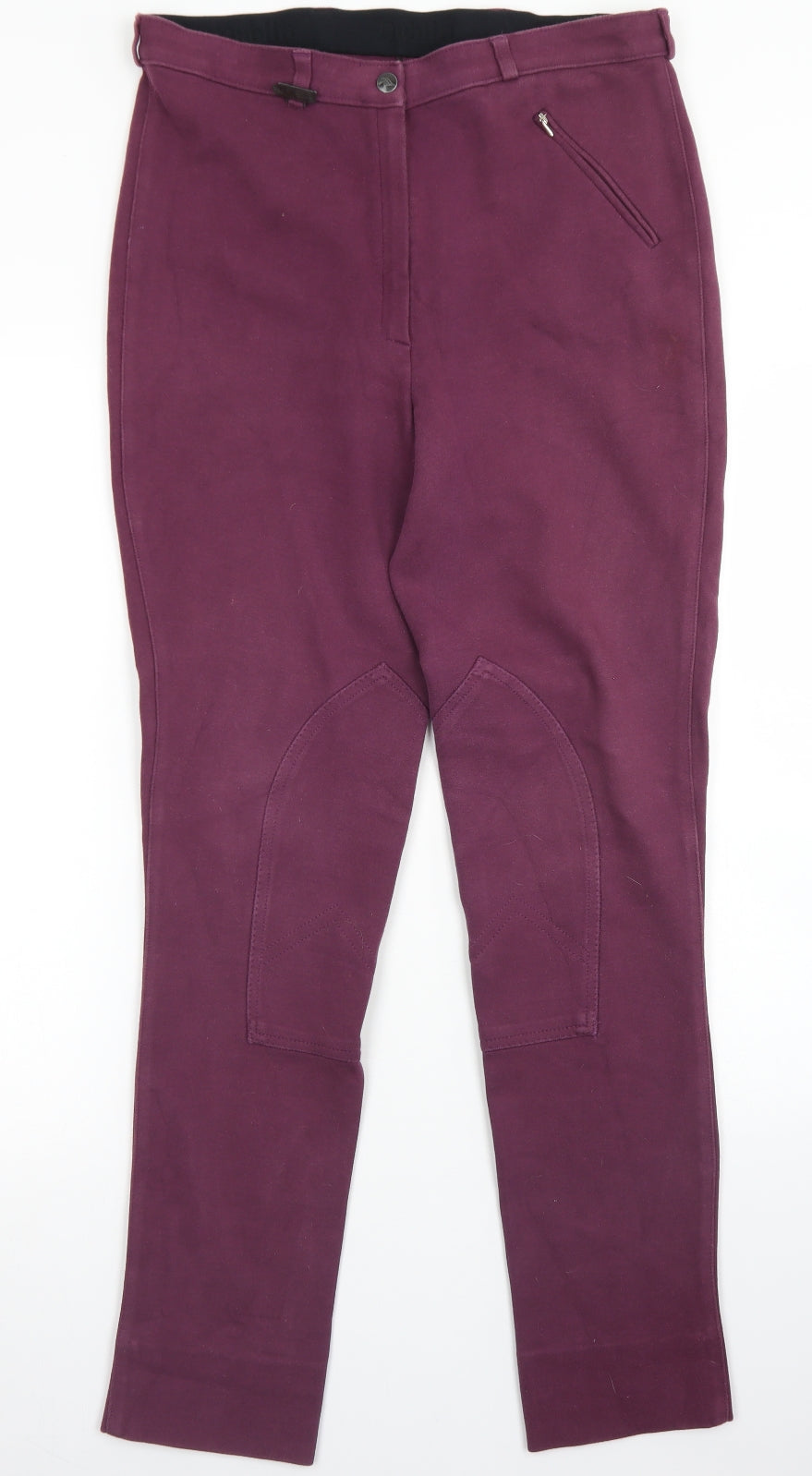 Womens UK Size 18 Dublin Regular Fit Chino Purple Trousers
