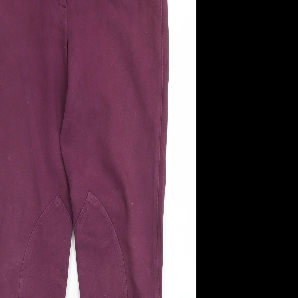 Womens UK Size 18 Dublin Regular Fit Chino Purple Trousers