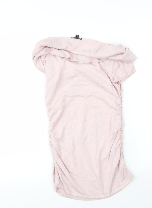 Womens UK Size XS Express Pink Basic Blouse