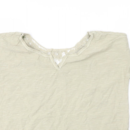 Womens UK Size 12 NEXT Green Basic T-Shirt