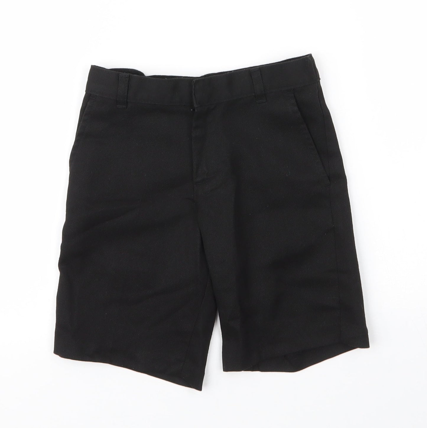 George Boys Black  Viscose Bermuda Shorts Size 5 Years  Regular Zip