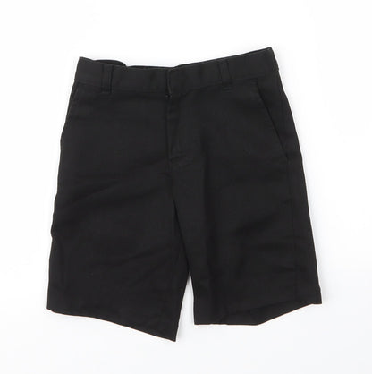 George Boys Black  Viscose Bermuda Shorts Size 5 Years  Regular Zip