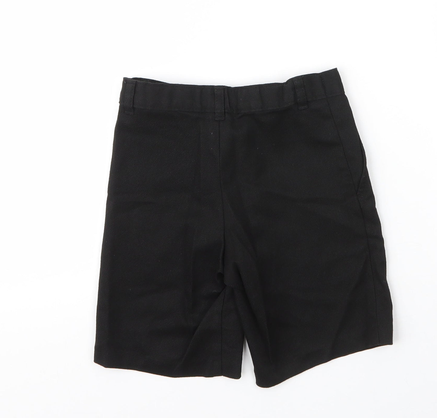 George Boys Black  Viscose Bermuda Shorts Size 5 Years  Regular Zip