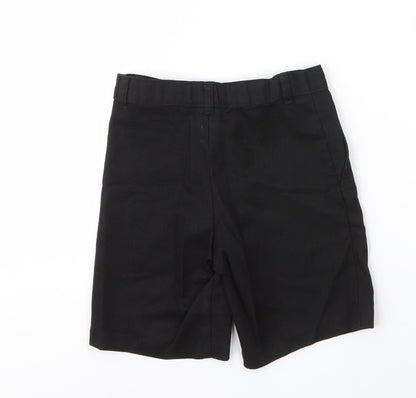 George Boys Black  Viscose Bermuda Shorts Size 5 Years  Regular Zip